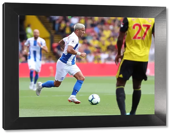 Anthony Knockaert in Action: Brighton and Hove Albion vs. Watford, Premier League (11AUG18)