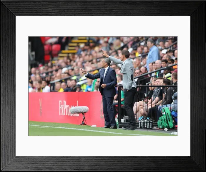 Framed Print : Premier League Showdown: Watford vs. Brighton & Hove Albion at Vicarage Road (11AUG18) Framed Print : Premier League Showdown: Watford vs. Brighton & Hove Albion at Vicarage Road (11AUG18)