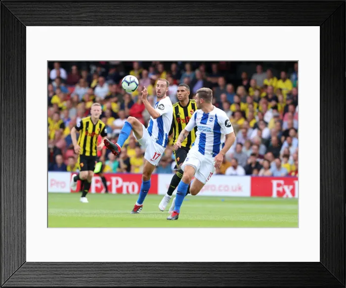 Framed Print : Glenn Murray Scores the Winning Goal for Brighton and Hove Albion Against Watford (11AUG18) Framed Print : Glenn Murray Scores the Winning Goal for Brighton and Hove Albion Against Watford (11AUG18)