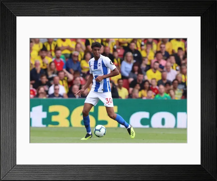 Framed Print : Bernardo Fernandes da Silva Junior: In Action for Brighton and Hove Albion vs. Watford, Premier League (11th August 2018) Framed Print : Bernardo Fernandes da Silva Junior: In Action for Brighton and Hove Albion vs. Watford, Premier League (11th August 2018)