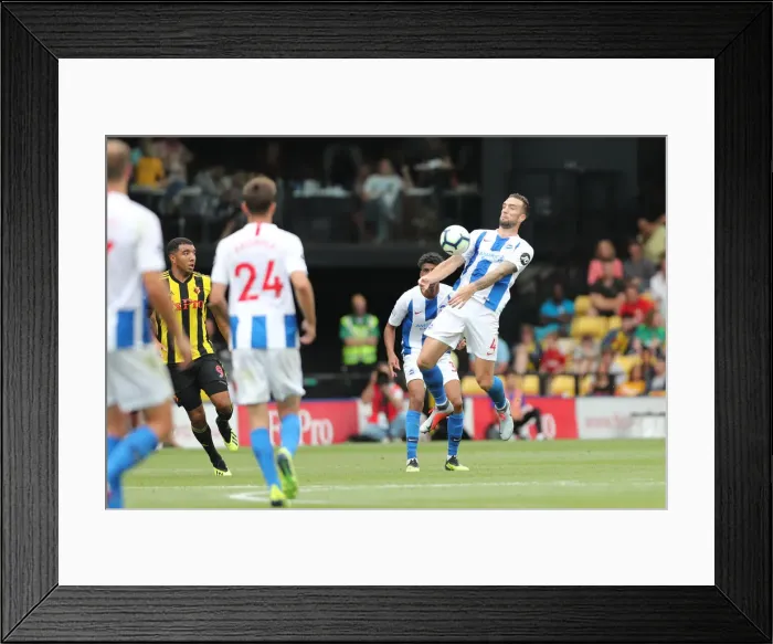 Framed Print : Premier League Showdown: Watford vs. Brighton & Hove Albion at Vicarage Road (11AUG18) Framed Print : Premier League Showdown: Watford vs. Brighton & Hove Albion at Vicarage Road (11AUG18)