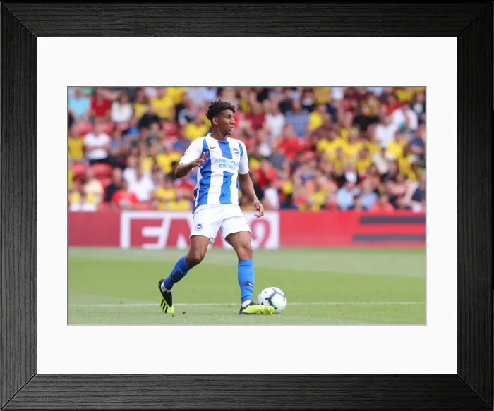 Framed Print : Bernardo Fernandes da Silva Junior: In Action for Brighton and Hove Albion vs. Watford, Premier League (11th August 2018) Framed Print : Bernardo Fernandes da Silva Junior: In Action for Brighton and Hove Albion vs. Watford, Premier League (11th August 2018)