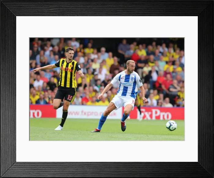 Framed Print : Glenn Murray in Action: Brighton and Hove Albion vs. Watford, Premier League (11AUG18) Framed Print : Glenn Murray in Action: Brighton and Hove Albion vs. Watford, Premier League (11AUG18)