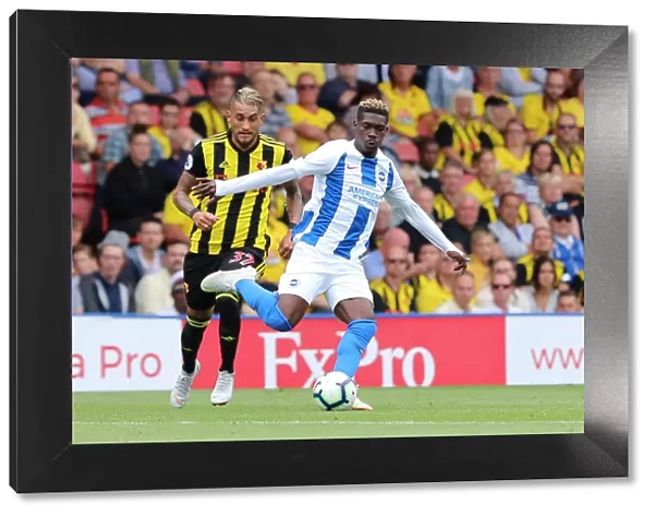Brighton's Yves Bissouma in Action Against Watford - Premier League Matchday 1, 2018