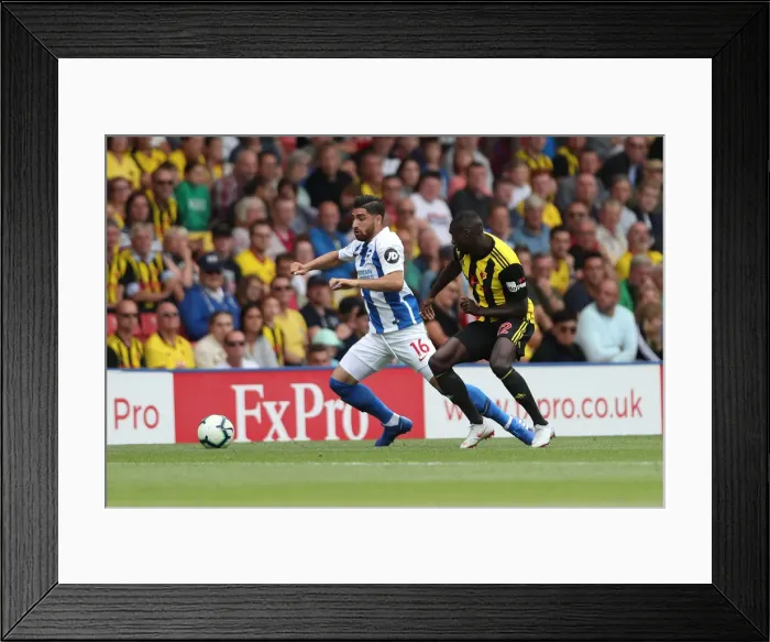 Framed Print : Premier League Showdown: Watford vs. Brighton & Hove Albion at Vicarage Road (11AUG18) Framed Print : Premier League Showdown: Watford vs. Brighton & Hove Albion at Vicarage Road (11AUG18)