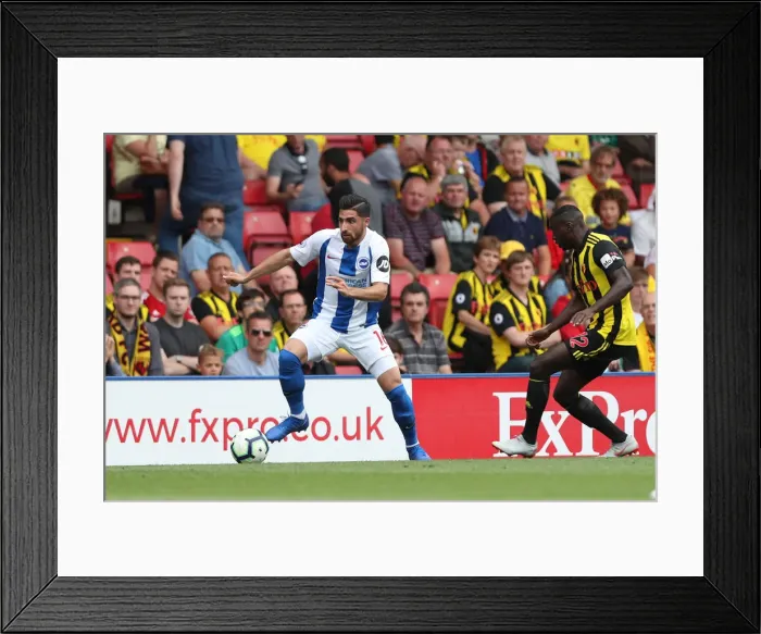Framed Print : Premier League Showdown: Watford vs. Brighton and Hove Albion at Vicarage Road (11AUG18) Framed Print : Premier League Showdown: Watford vs. Brighton and Hove Albion at Vicarage Road (11AUG18)