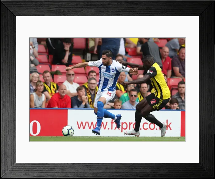 Framed Print : Premier League Showdown: Watford vs. Brighton and Hove Albion at Vicarage Road (11AUG18) Framed Print : Premier League Showdown: Watford vs. Brighton and Hove Albion at Vicarage Road (11AUG18)