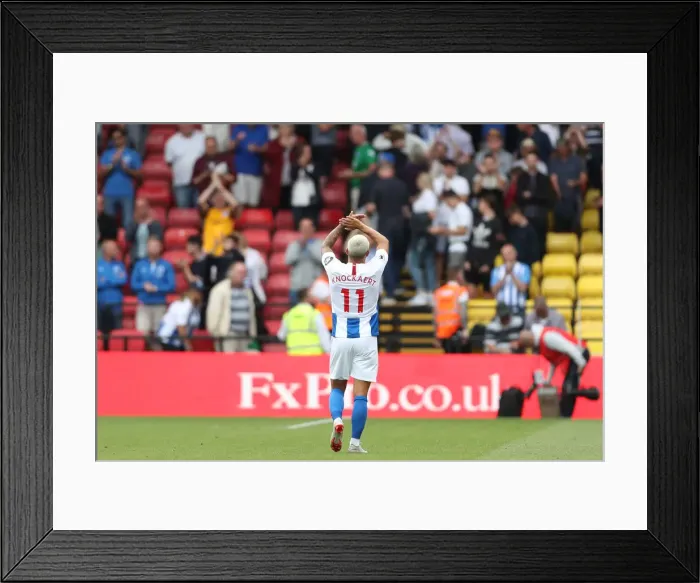 Framed Print : Watford vs. Brighton & Hove Albion: Premier League Clash at Vicarage Road (11AUG18) Framed Print : Watford vs. Brighton & Hove Albion: Premier League Clash at Vicarage Road (11AUG18)
