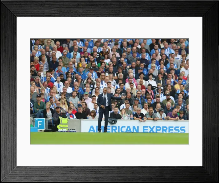 Framed Print : Brighton and Hove Albion vs Manchester United: Premier League Showdown at American Express Community Stadium (19th August 2018) Framed Print : Brighton and Hove Albion vs Manchester United: Premier League Showdown at American Express Community Stadium (19th August 2018)