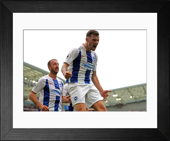 Framed Print : Brighton and Hove Albion vs Manchester United: Premier League Showdown at American Express Community Stadium (19th August 2018) Framed Print : Brighton and Hove Albion vs Manchester United: Premier League Showdown at American Express Community Stadium (19th August 2018)