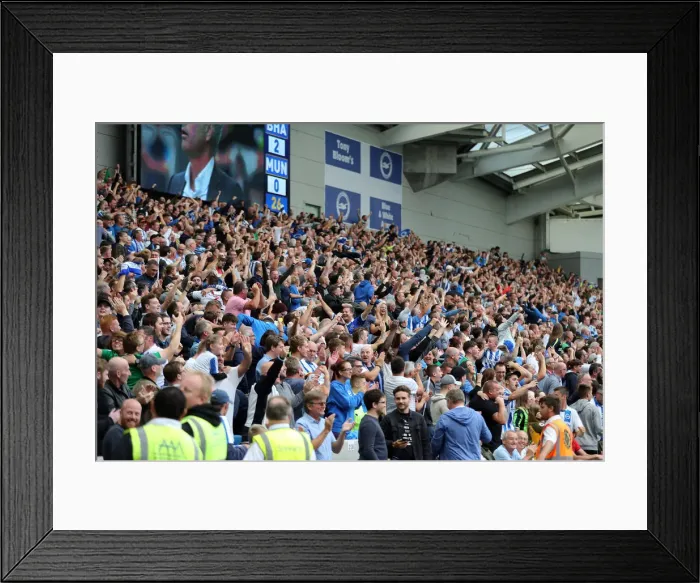 Framed Print : Brighton and Hove Albion vs Manchester United: Premier League Showdown at American Express Community Stadium (19th August 2018) Framed Print : Brighton and Hove Albion vs Manchester United: Premier League Showdown at American Express Community Stadium (19th August 2018)