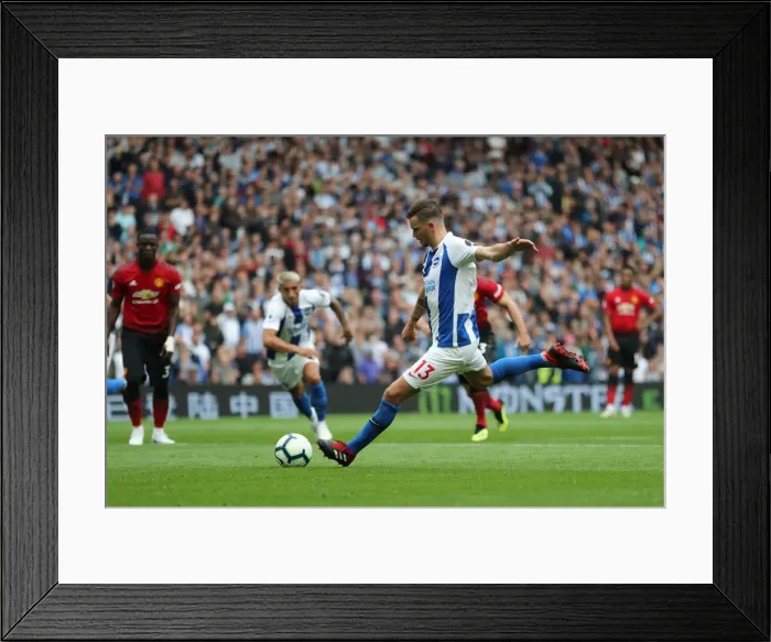 Framed Print : Premier League Showdown: Brighton & Hove Albion vs Manchester United (19th August 2018) - American Express Community Stadium Framed Print : Premier League Showdown: Brighton & Hove Albion vs Manchester United (19th August 2018) - American Express Community Stadium