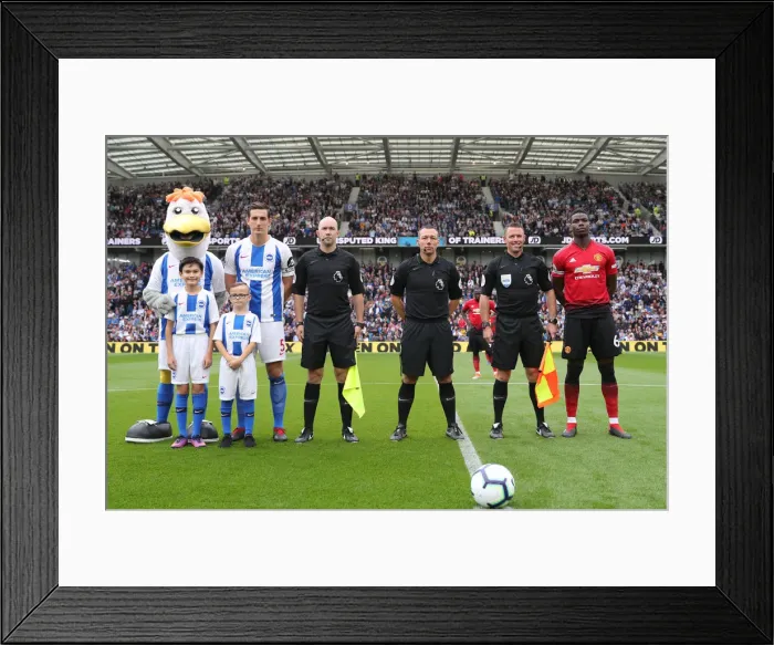 Framed Print : Brighton and Hove Albion vs Manchester United: Premier League Showdown at American Express Community Stadium (19th August 2018) Framed Print : Brighton and Hove Albion vs Manchester United: Premier League Showdown at American Express Community Stadium (19th August 2018)