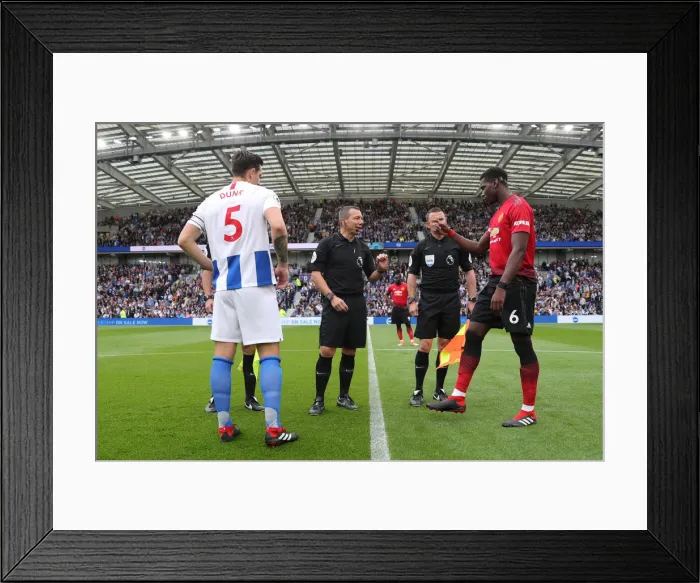 Framed Print : Brighton and Hove Albion vs Manchester United: Premier League Showdown at American Express Community Stadium (August 19, 2018) Framed Print : Brighton and Hove Albion vs Manchester United: Premier League Showdown at American Express Community Stadium (August 19, 2018)