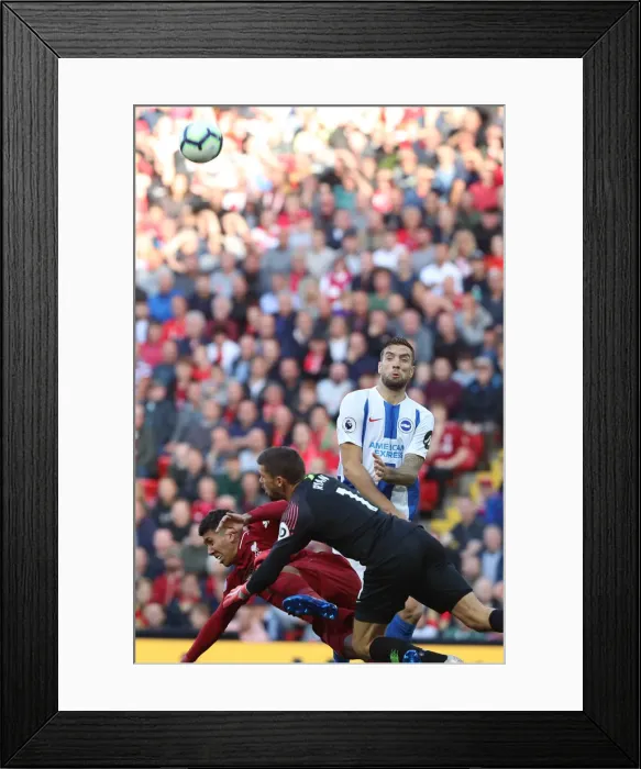 Framed Print : Premier League Showdown: Liverpool vs. Brighton and Hove Albion at Anfield (25AUG18) Framed Print : Premier League Showdown: Liverpool vs. Brighton and Hove Albion at Anfield (25AUG18)