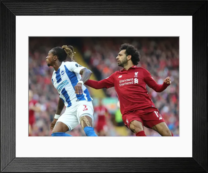 Framed Print : Premier League Showdown: Liverpool vs. Brighton and Hove Albion at Anfield (25AUG18)