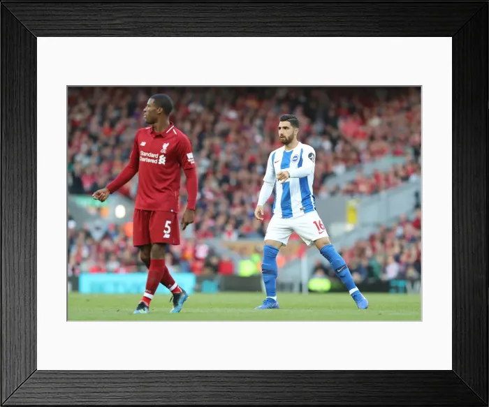 Framed Print : Premier League Showdown: Liverpool vs. Brighton and Hove Albion at Anfield (25AUG18) Framed Print : Premier League Showdown: Liverpool vs. Brighton and Hove Albion at Anfield (25AUG18)