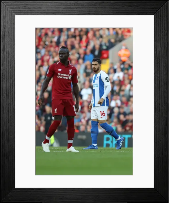 Framed Print : Premier League Showdown: Liverpool vs. Brighton and Hove Albion at Anfield (25AUG18) Framed Print : Premier League Showdown: Liverpool vs. Brighton and Hove Albion at Anfield (25AUG18)