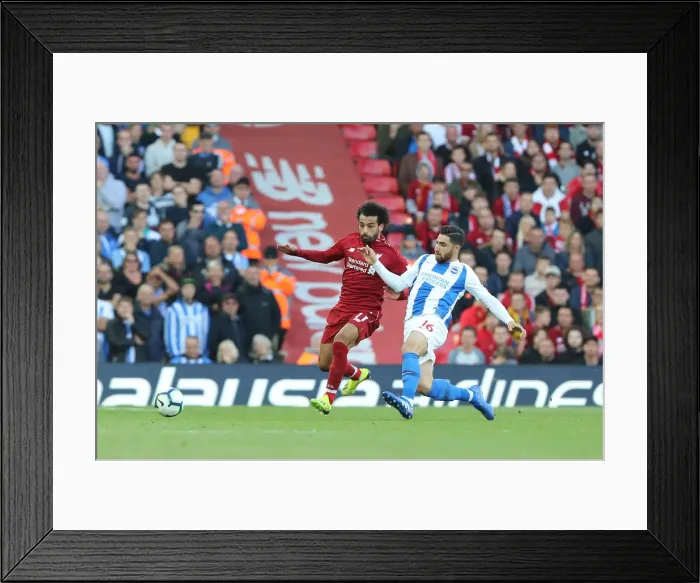 Framed Print : Premier League Showdown: Liverpool vs. Brighton and Hove Albion at Anfield (25AUG18) Framed Print : Premier League Showdown: Liverpool vs. Brighton and Hove Albion at Anfield (25AUG18)