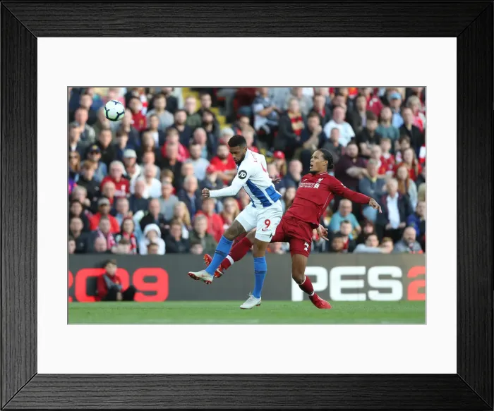 Framed Print : Premier League Showdown: Liverpool vs. Brighton and Hove Albion at Anfield (25AUG18) Framed Print : Premier League Showdown: Liverpool vs. Brighton and Hove Albion at Anfield (25AUG18)