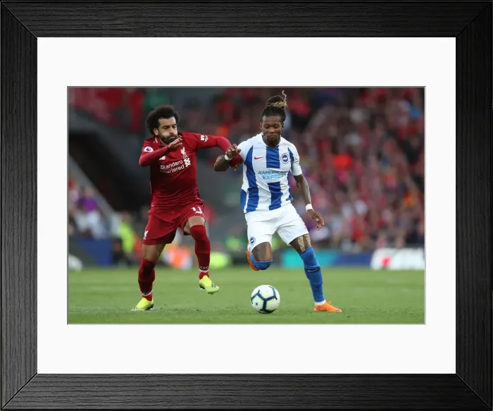 Framed Print : Premier League Showdown: Liverpool vs. Brighton and Hove Albion at Anfield (25AUG18) Framed Print : Premier League Showdown: Liverpool vs. Brighton and Hove Albion at Anfield (25AUG18)