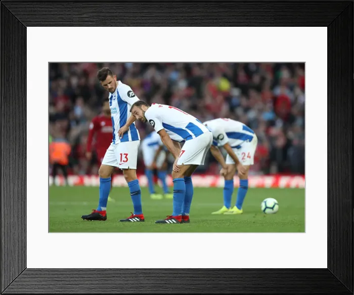 Framed Print : Premier League Showdown: Liverpool vs. Brighton and Hove Albion at Anfield (25AUG18) Framed Print : Premier League Showdown: Liverpool vs. Brighton and Hove Albion at Anfield (25AUG18)
