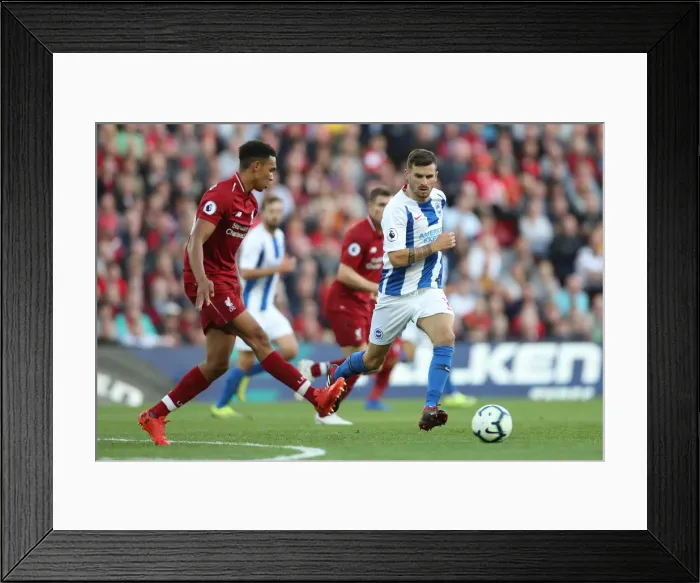 Framed Print : Premier League Showdown: Liverpool vs. Brighton and Hove Albion at Anfield (25AUG18) Framed Print : Premier League Showdown: Liverpool vs. Brighton and Hove Albion at Anfield (25AUG18)