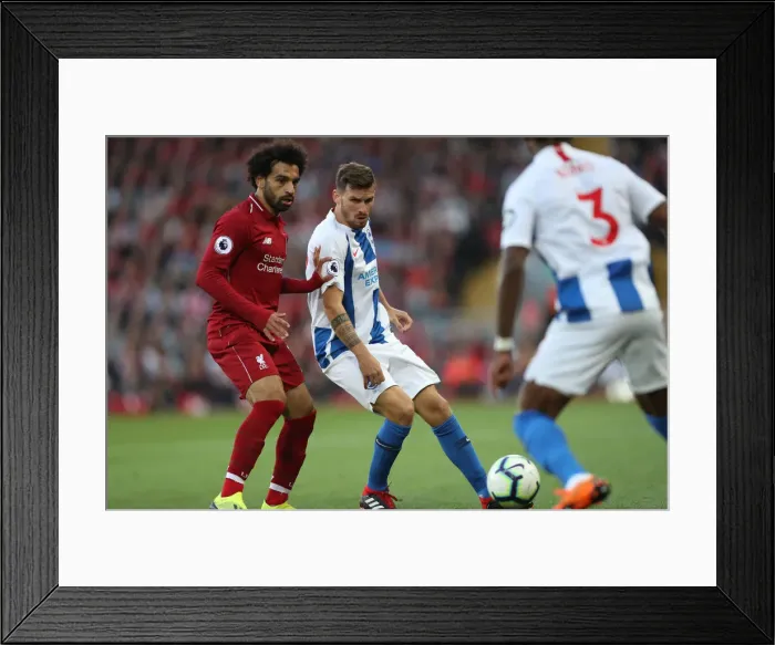 Framed Print : Premier League Showdown: Liverpool vs. Brighton and Hove Albion at Anfield (25AUG18) Framed Print : Premier League Showdown: Liverpool vs. Brighton and Hove Albion at Anfield (25AUG18)