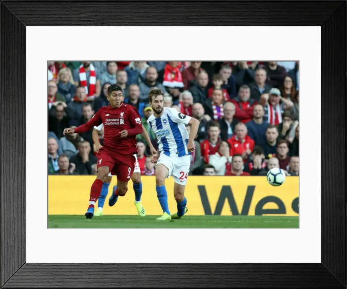 Framed Print : Premier League Showdown: Liverpool vs. Brighton and Hove Albion at Anfield (25AUG18) Framed Print : Premier League Showdown: Liverpool vs. Brighton and Hove Albion at Anfield (25AUG18)