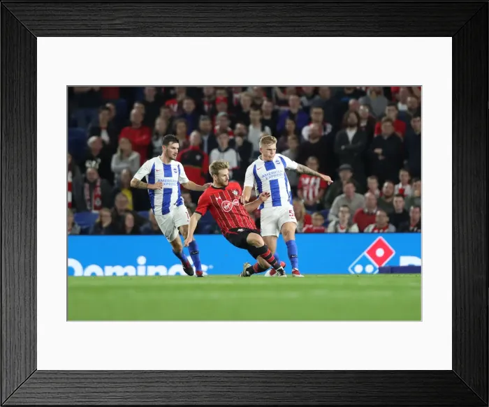Framed Print : Brighton and Hove Albion vs. Southampton: Carabao Cup Showdown at American Express Community Stadium (28.08.18) Framed Print : Brighton and Hove Albion vs. Southampton: Carabao Cup Showdown at American Express Community Stadium (28.08.18)