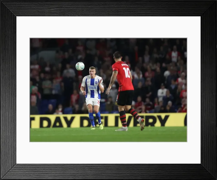 Framed Print : Brighton and Hove Albion vs. Southampton: Carabao Cup Showdown at American Express Community Stadium (28.08.18) Framed Print : Brighton and Hove Albion vs. Southampton: Carabao Cup Showdown at American Express Community Stadium (28.08.18)