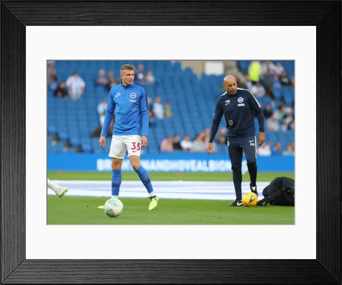 Framed Print : Brighton and Hove Albion vs. Southampton: Carabao Cup Showdown at American Express Community Stadium (28.08.18) Framed Print : Brighton and Hove Albion vs. Southampton: Carabao Cup Showdown at American Express Community Stadium (28.08.18)