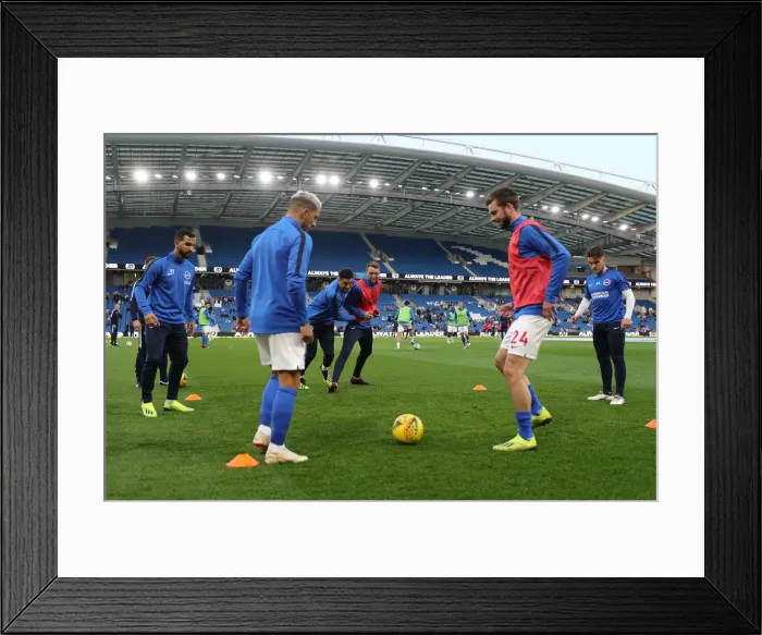 Framed Print : Brighton and Hove Albion vs. Southampton: Carabao Cup Showdown at American Express Community Stadium (28.08.18) Framed Print : Brighton and Hove Albion vs. Southampton: Carabao Cup Showdown at American Express Community Stadium (28.08.18)