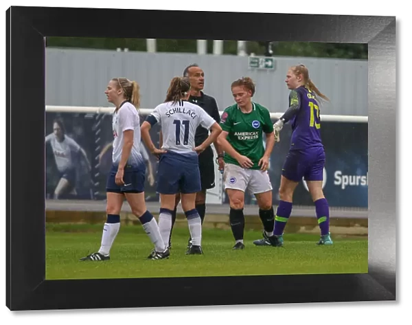 Fliss Gibbons in Action for Brighton & Hove Albion Women vs. Tottenham