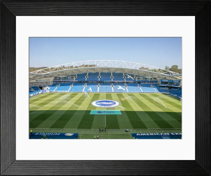 Framed Print : Brighton and Hove Albion vs. Fulham: Premier League Showdown at American Express Community Stadium (01SEP18)