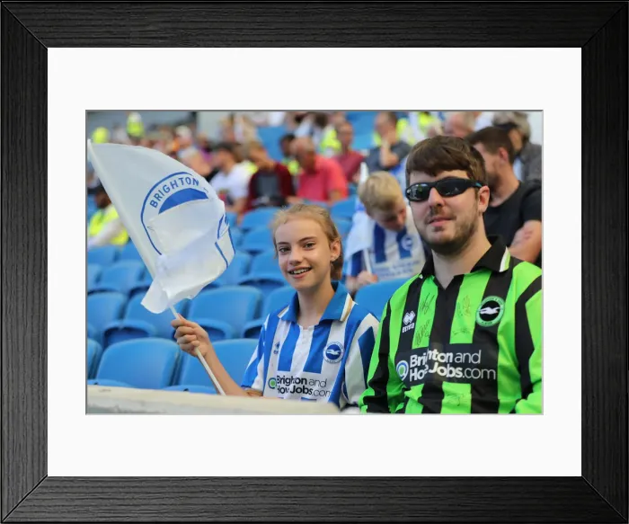 Framed Print : Brighton and Hove Albion vs. Fulham: Premier League Showdown at American Express Community Stadium (September 1, 2018) Framed Print : Brighton and Hove Albion vs. Fulham: Premier League Showdown at American Express Community Stadium (September 1, 2018)