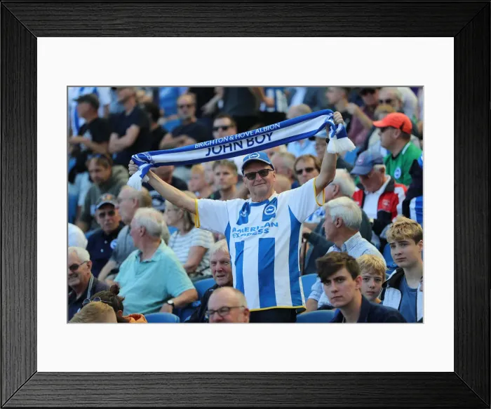 Framed Print : Brighton and Hove Albion vs. Fulham: Premier League Showdown at American Express Community Stadium (September 1, 2018) Framed Print : Brighton and Hove Albion vs. Fulham: Premier League Showdown at American Express Community Stadium (September 1, 2018)