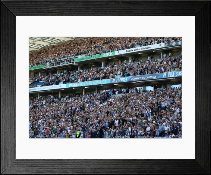Framed Print : Brighton and Hove Albion vs. Fulham: Premier League Showdown at American Express Community Stadium (01SEP18) Framed Print : Brighton and Hove Albion vs. Fulham: Premier League Showdown at American Express Community Stadium (01SEP18)