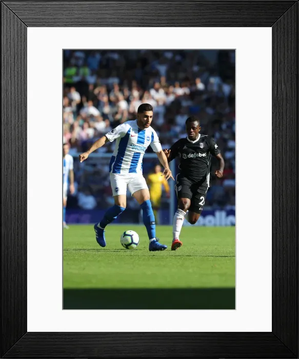 Framed Print : Brighton and Hove Albion vs. Fulham: Premier League Showdown at American Express Community Stadium (01SEP18) Framed Print : Brighton and Hove Albion vs. Fulham: Premier League Showdown at American Express Community Stadium (01SEP18)