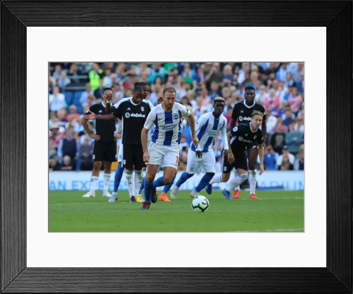 Framed Print : Brighton and Hove Albion vs. Fulham: Premier League Showdown at American Express Community Stadium (September 1, 2018) Framed Print : Brighton and Hove Albion vs. Fulham: Premier League Showdown at American Express Community Stadium (September 1, 2018)