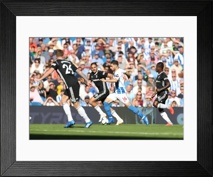 Framed Print : Brighton and Hove Albion vs. Fulham: Premier League Showdown at American Express Community Stadium (September 1, 2018) Framed Print : Brighton and Hove Albion vs. Fulham: Premier League Showdown at American Express Community Stadium (September 1, 2018)