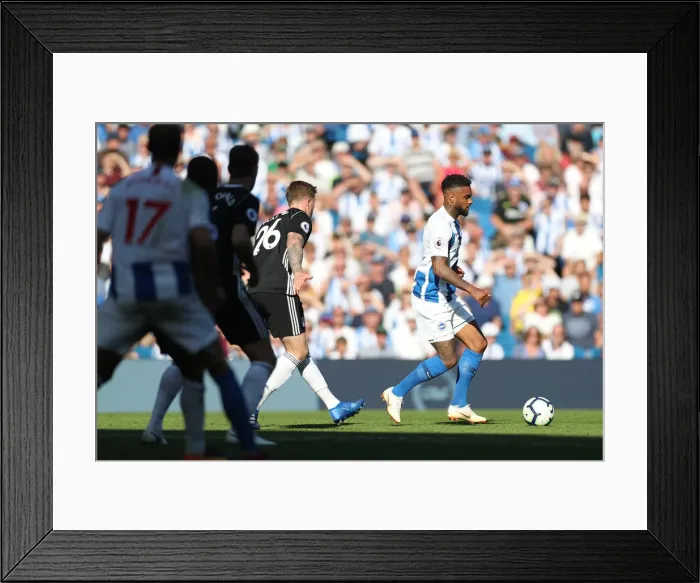 Framed Print : Brighton and Hove Albion vs. Fulham: Premier League Showdown at American Express Community Stadium (01SEP18) Framed Print : Brighton and Hove Albion vs. Fulham: Premier League Showdown at American Express Community Stadium (01SEP18)