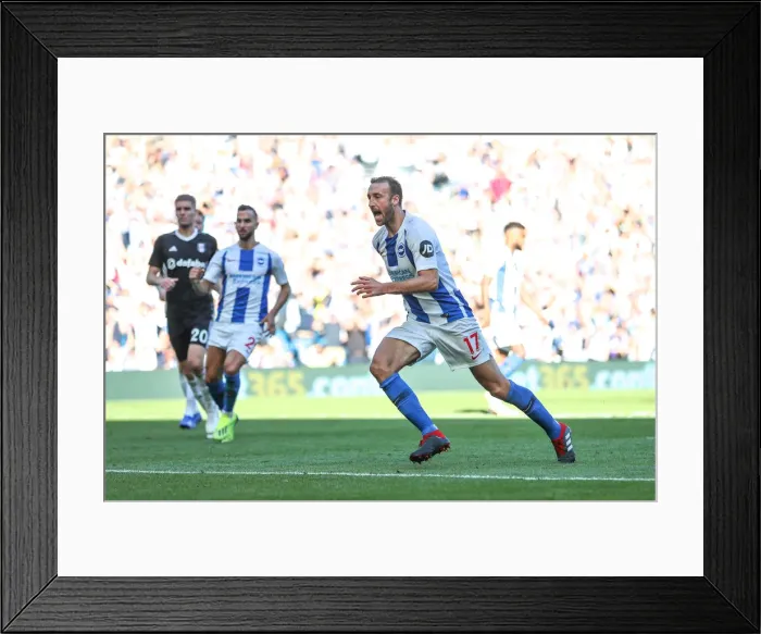 Framed Print : Brighton and Hove Albion vs. Fulham: Premier League Showdown at American Express Community Stadium (01SEP18) Framed Print : Brighton and Hove Albion vs. Fulham: Premier League Showdown at American Express Community Stadium (01SEP18)