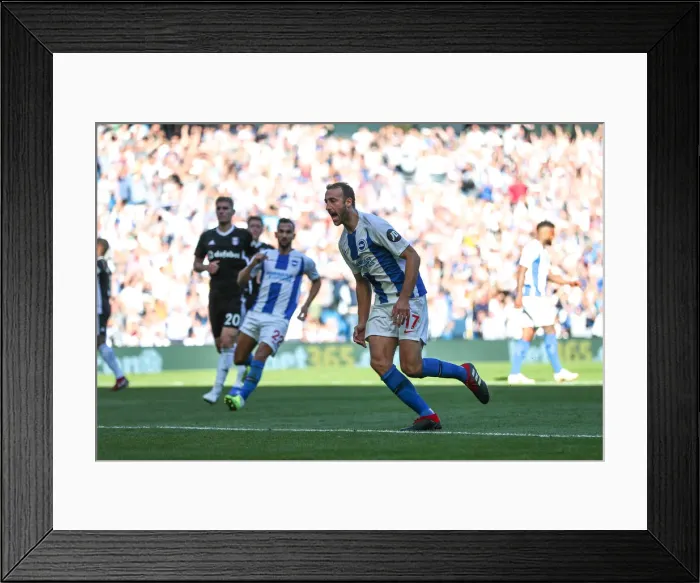 Framed Print : Brighton and Hove Albion vs. Fulham: Premier League Showdown at American Express Community Stadium (September 1, 2018) Framed Print : Brighton and Hove Albion vs. Fulham: Premier League Showdown at American Express Community Stadium (September 1, 2018)
