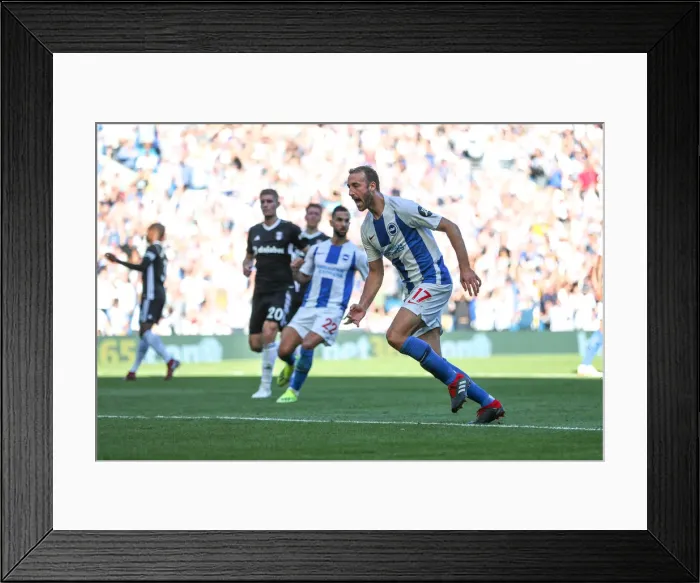 Framed Print : Brighton and Hove Albion vs. Fulham: Premier League Showdown at American Express Community Stadium (01SEP18) Framed Print : Brighton and Hove Albion vs. Fulham: Premier League Showdown at American Express Community Stadium (01SEP18)