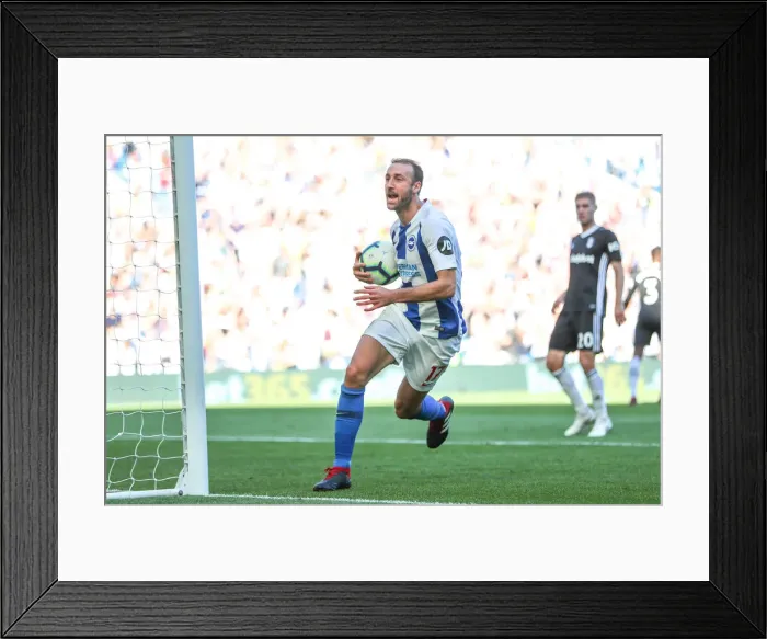 Framed Print : Brighton and Hove Albion vs. Fulham: Premier League Showdown at American Express Community Stadium (September 1, 2018) Framed Print : Brighton and Hove Albion vs. Fulham: Premier League Showdown at American Express Community Stadium (September 1, 2018)