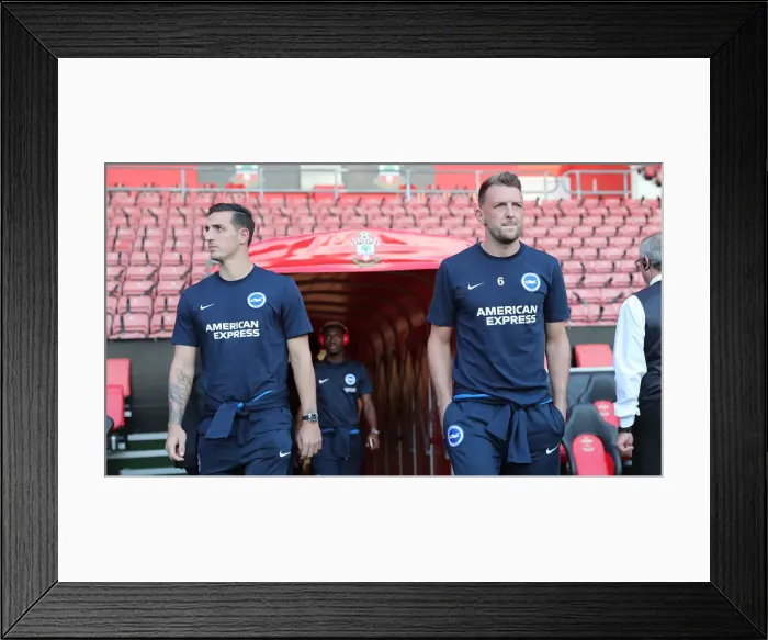 Framed Print : Premier League Showdown: Southampton vs. Brighton & Hove Albion at St. Mary's (17SEP18) Framed Print : Premier League Showdown: Southampton vs. Brighton & Hove Albion at St. Mary's (17SEP18)