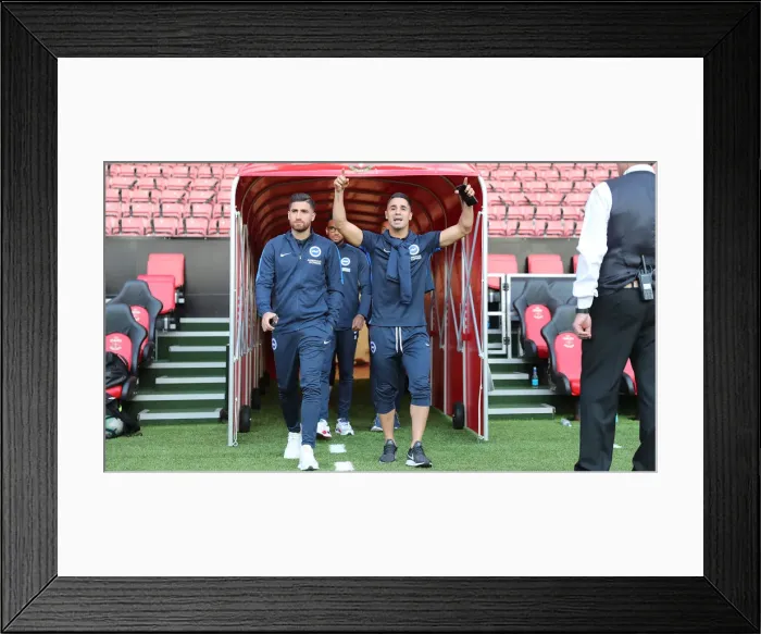 Framed Print : Premier League Showdown: Southampton vs. Brighton & Hove Albion at St. Mary's Stadium (17SEP18)