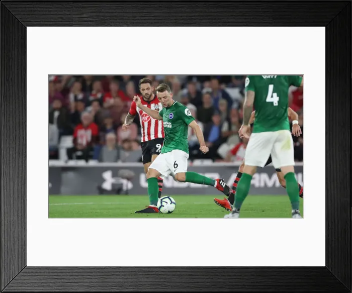 Framed Print : 17SEP18: Premier League Showdown - Southampton vs. Brighton & Hove Albion at St. Mary's Stadium Framed Print : 17SEP18: Premier League Showdown - Southampton vs. Brighton & Hove Albion at St. Mary's Stadium