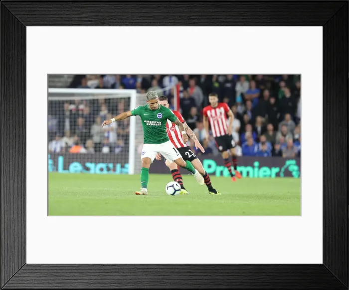 Framed Print : Premier League Showdown: Southampton vs. Brighton & Hove Albion at St. Mary's Stadium (17SEP18)
